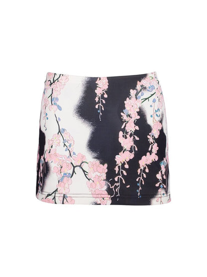 Retro Dream Sakura Floral Skirt【s0000018056】