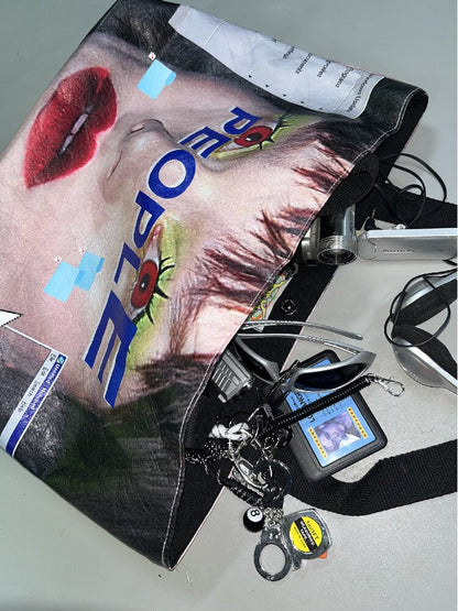 Dupont Paper Y2K Large Tote Bag【s0000016283】