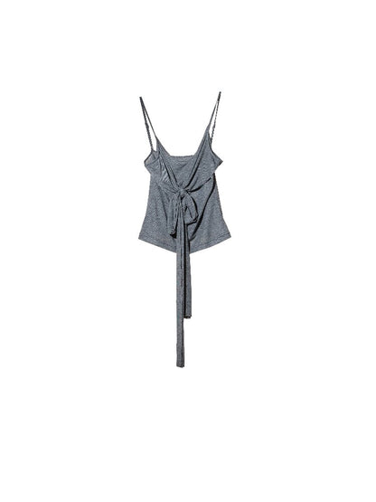 Pleated Drape Balloon Knit Dress【s0000016870】