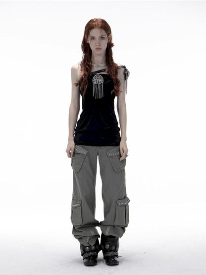 Strapless halter neck two-way vest【s0000012703】