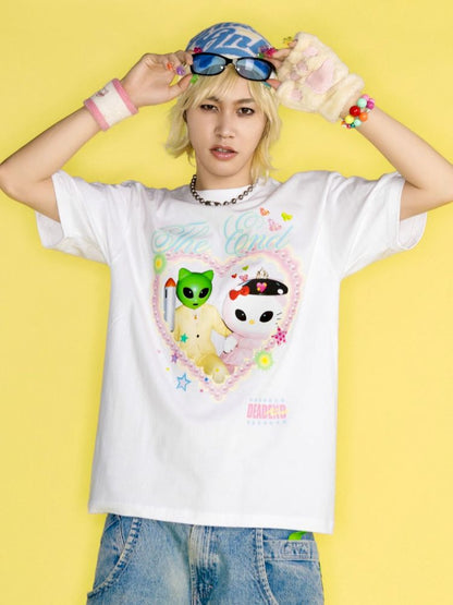 Printed Loose T-Shirt【s0000012461】