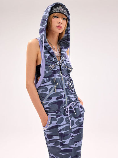 Totem Camouflage Squid Fishtail Dress【s0000012177】