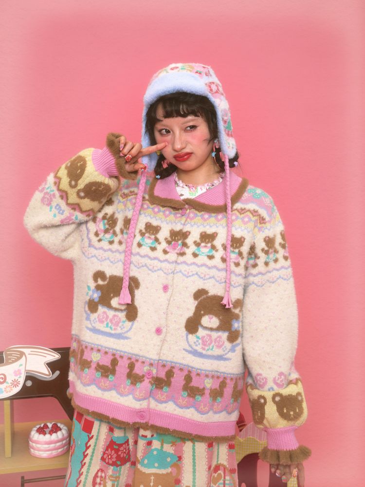 Mink Warm Knit Cardigan【s0000011320】