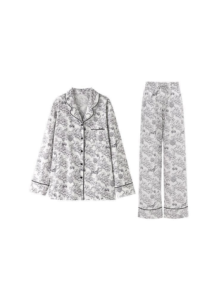 Printed Cotton Homewear Set [S0000010218]