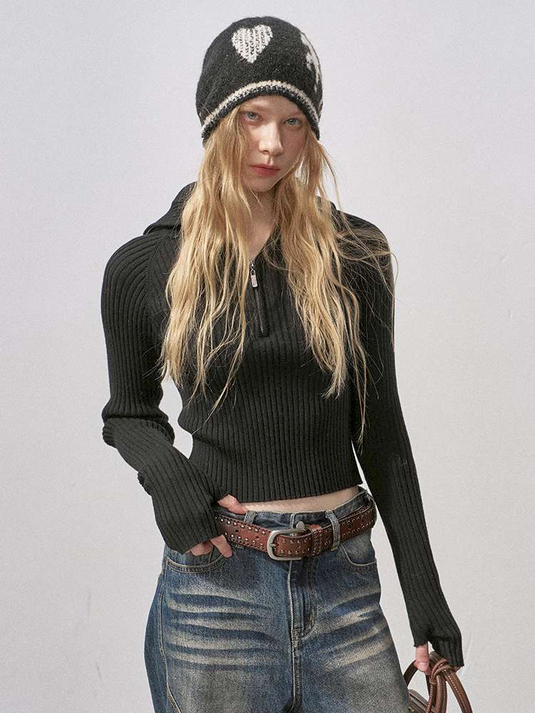 Love Pony Knitted Plush Hat Scarf【s0000015217】