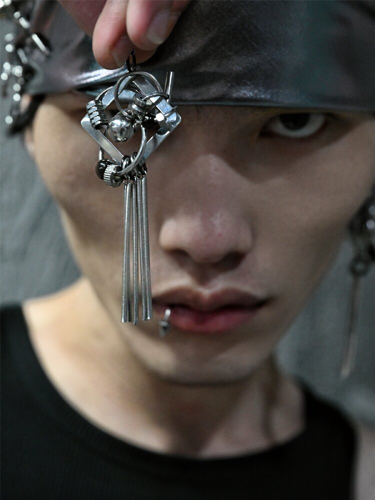 Hardcore Mechanical Punk Stud Earrings【s0000018874】