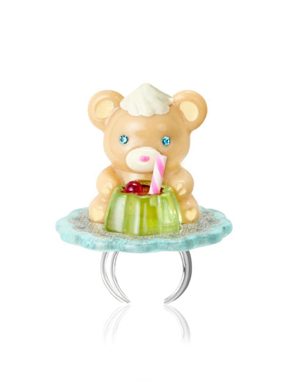 Pudding Bear Resin Colorful Earrings【s0000013353】