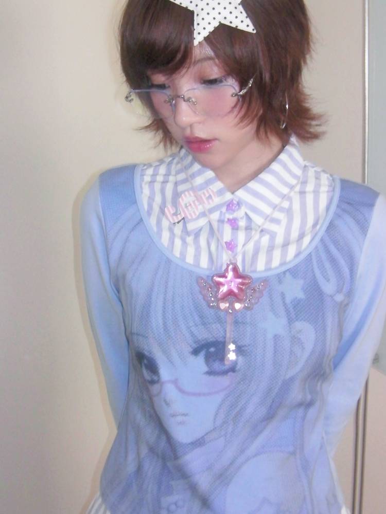 Cartoon-Style Two-Piece Long-Sleeve Shirt【s0000014447】