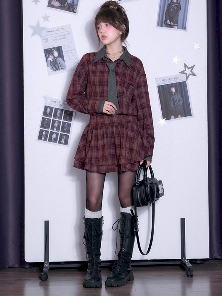 Long Sleeve Petticoat Dress【s0000011664】