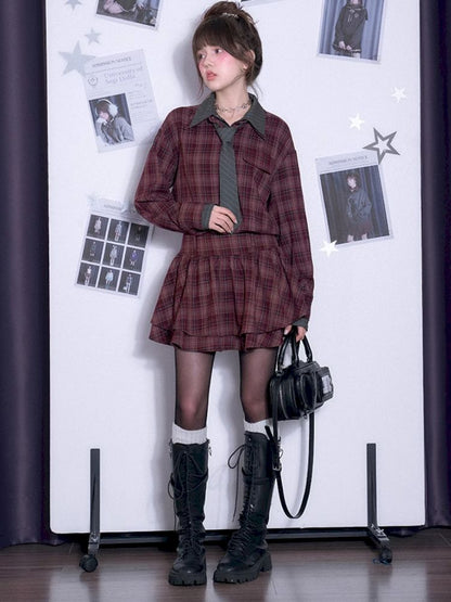 Long Sleeve Petticoat Dress【s0000011664】