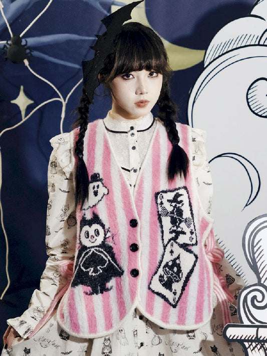 Magic Mink Knitted Vest【s0000011563】