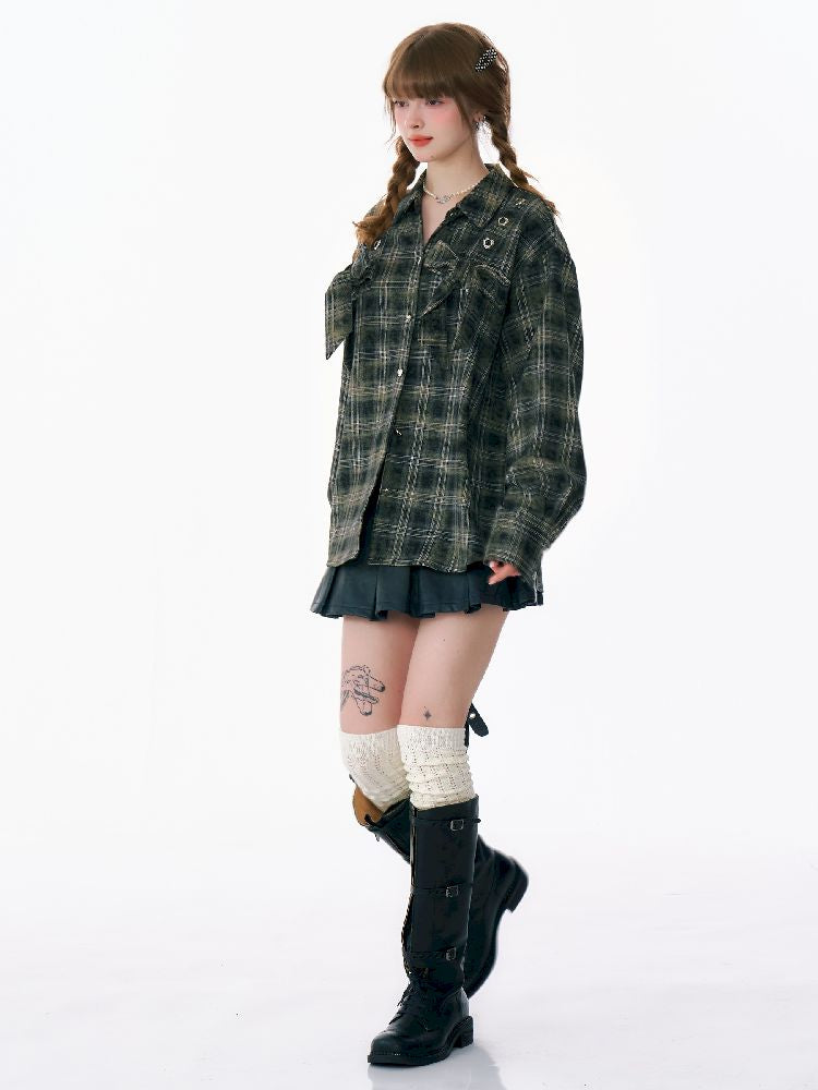 Loose Plaid Jacket【s0000012219】