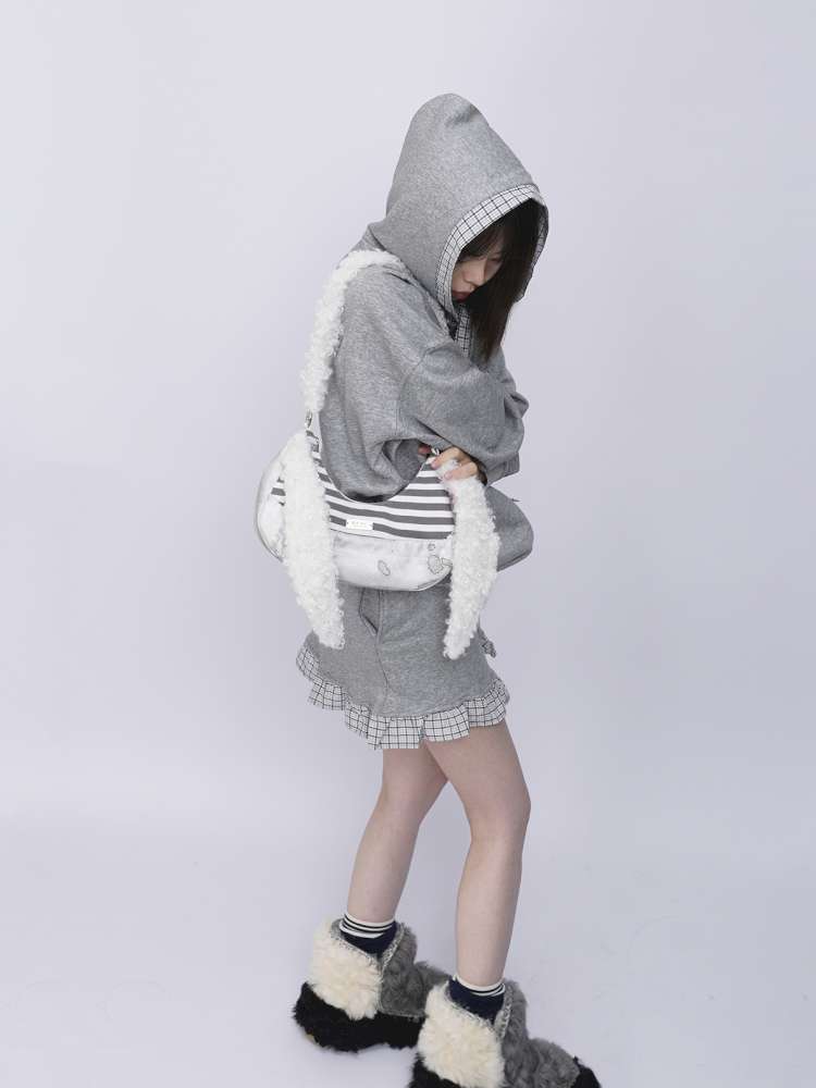 Rabbit Plush Versatile Commuter Crossbody Bag【s0000014618】