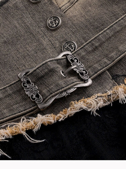 Lace Patchwork Irregular Mesh Skirt【s0000015449】