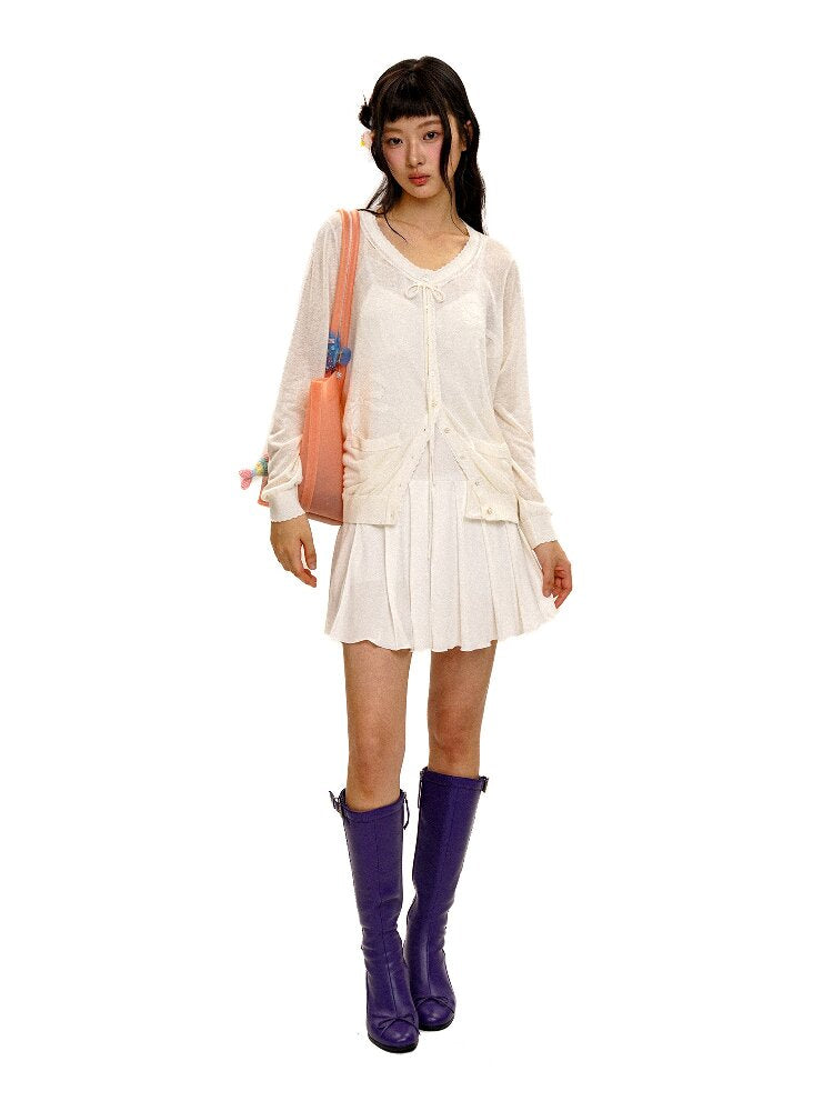Embroidered Lace Strap Dress【s0000017446】