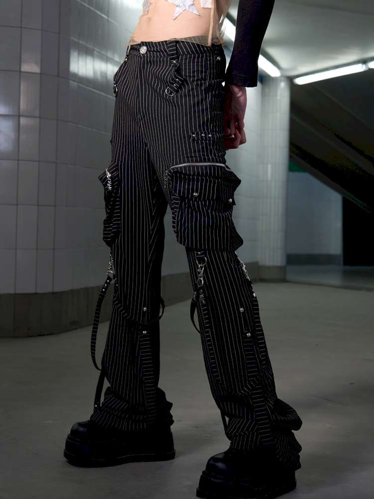 Stacked Striped Pants【s0000014643】