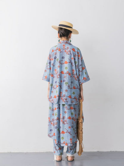 Cuban short-sleeved shirt dress pants【s0000013315】