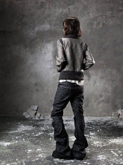 Pile Collar Leather Jacket【s0000015957】