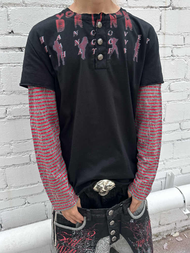 Bloody Mary Jacquard Striped T-Shirt【s0000016965】 – SCULTURE 