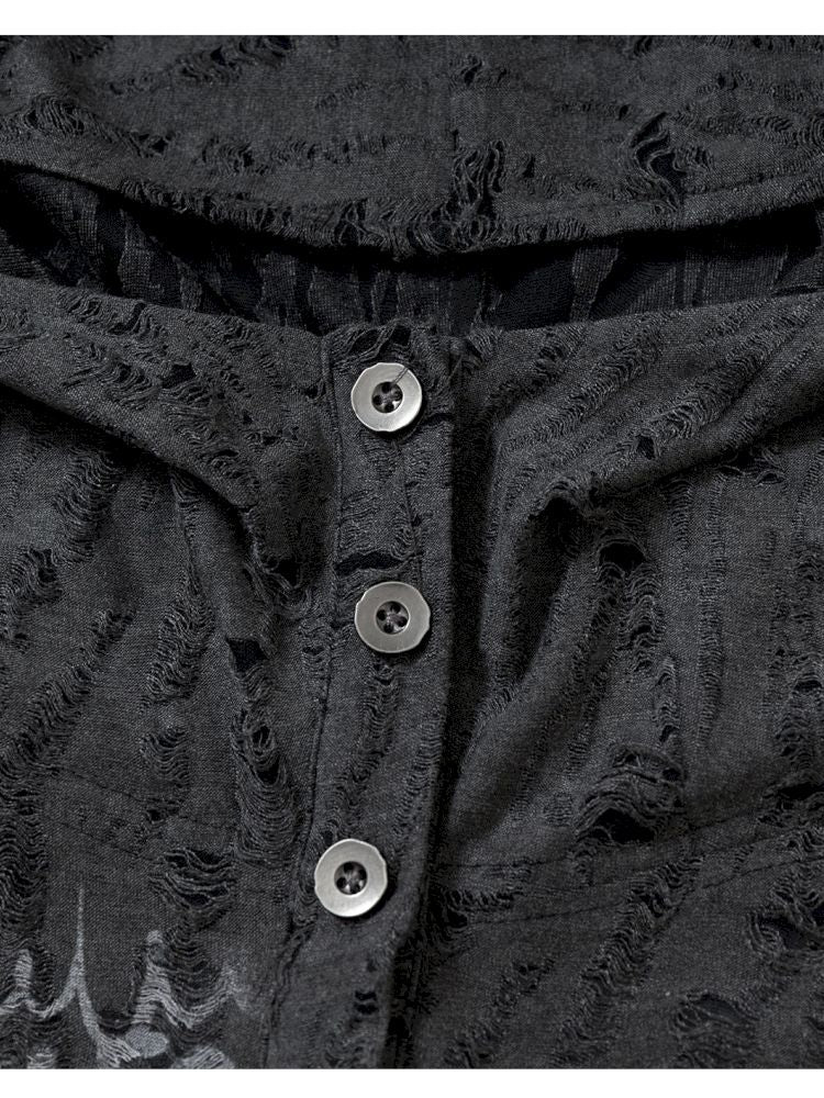 Backless Hooded Long Sleeve Bottom Top【s0000013469】