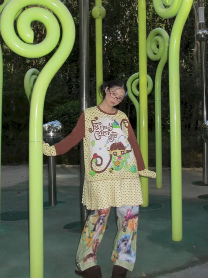 Casual Y2K Beige Pleated Dress【s0000014195】