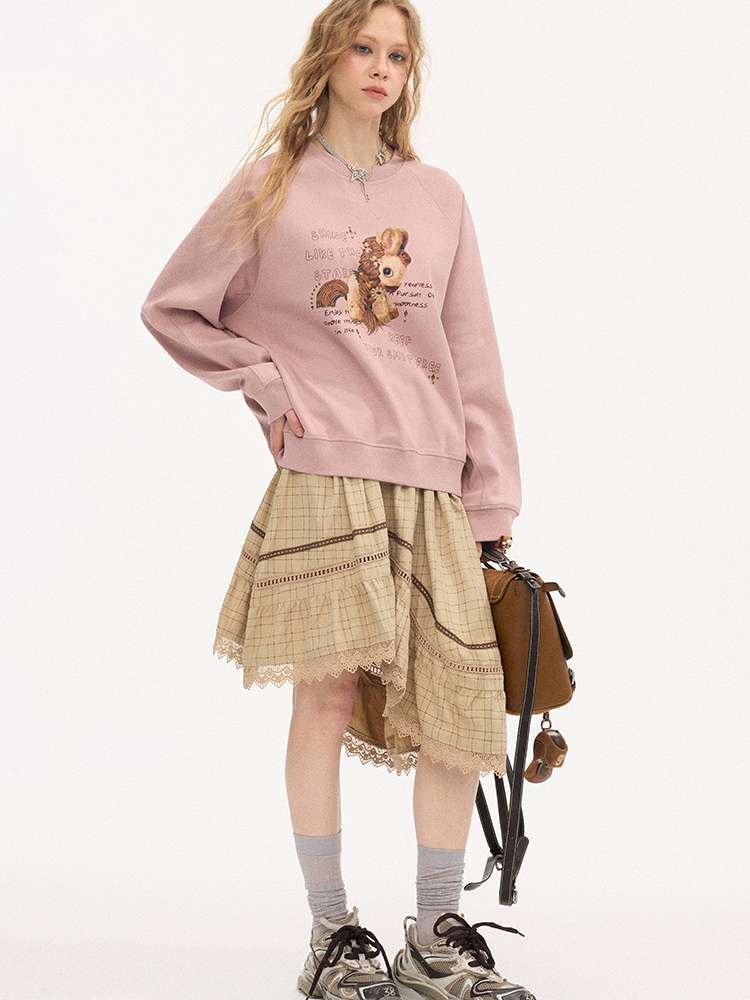 Irregular Wave Panelled Skirt【s0000015418】