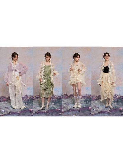 Thin long-sleeved vacation wind sun shirt【s0000013589】