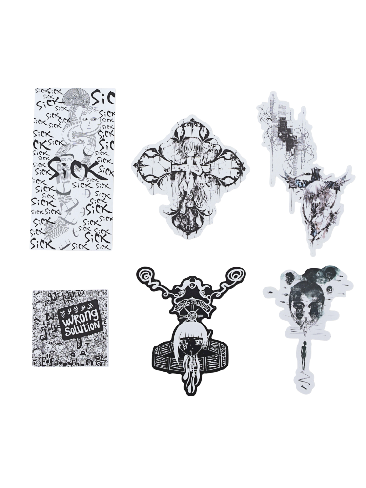 Hand Painted Thick Sticker Pack【s0000015152】