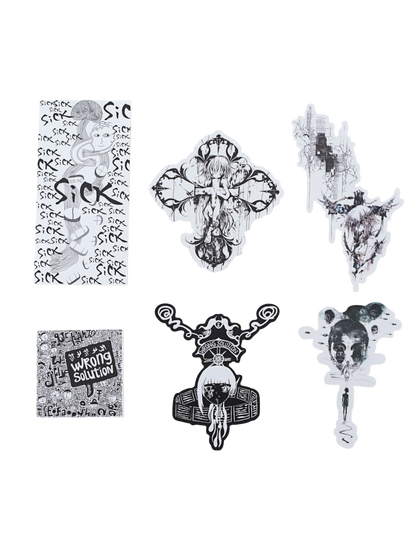 Hand Painted Thick Sticker Pack【s0000015152】