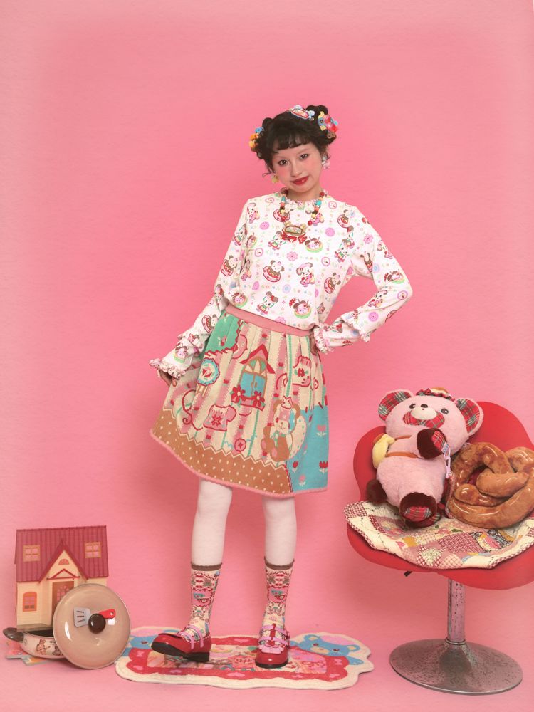 Reversible Knit Skirt【s0000011323】