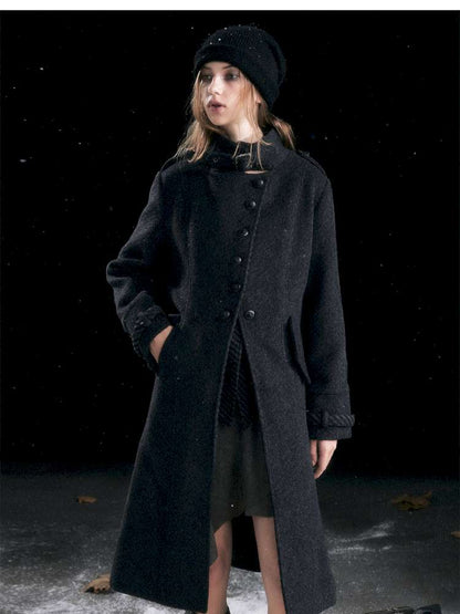 Court Knight Vest Tweed Coat【s0000014670】