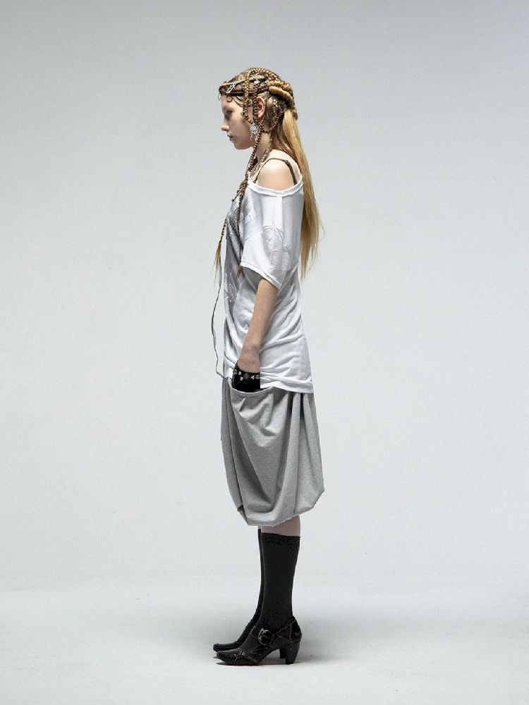 Haren Lantern Five Points Skirt Pants【s0000012209】