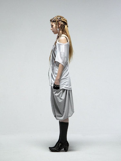 Haren Lantern Five Points Skirt Pants【s0000012209】