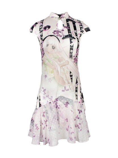 Vintage Pattern Cheongsam Dress【s0000018095】