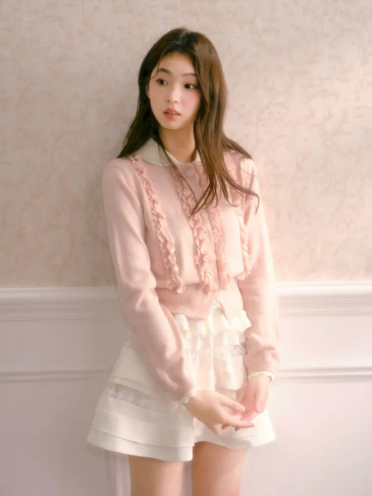 Short-Sleeve Sweater Jacket【s0000014336】