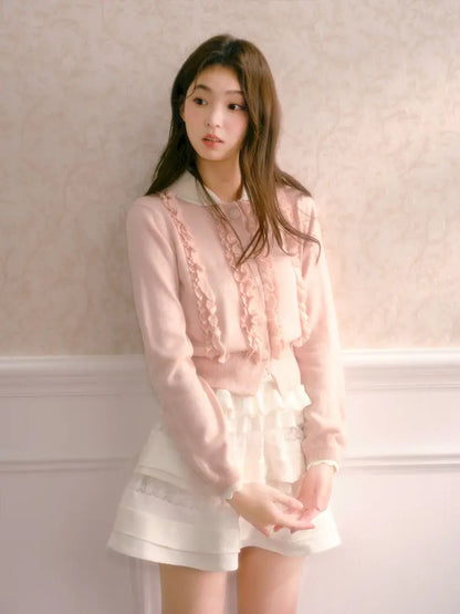 Short-Sleeve Sweater Jacket【s0000014336】