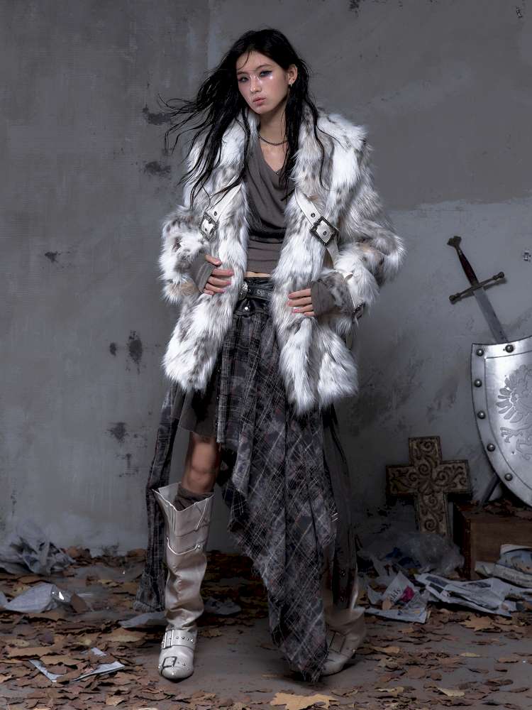 Eco-Friendly Faux Fur Coat【s0000014479】