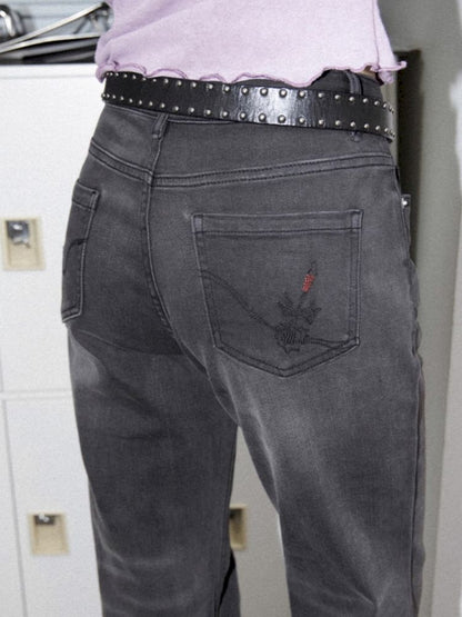 Slim micro flare pants【s0000012275】