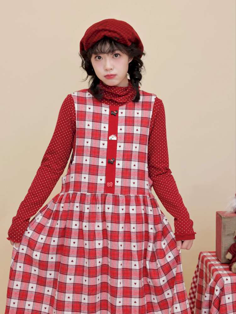 Polka Dot Puppy Lace Elastic Shirt【s0000015101】