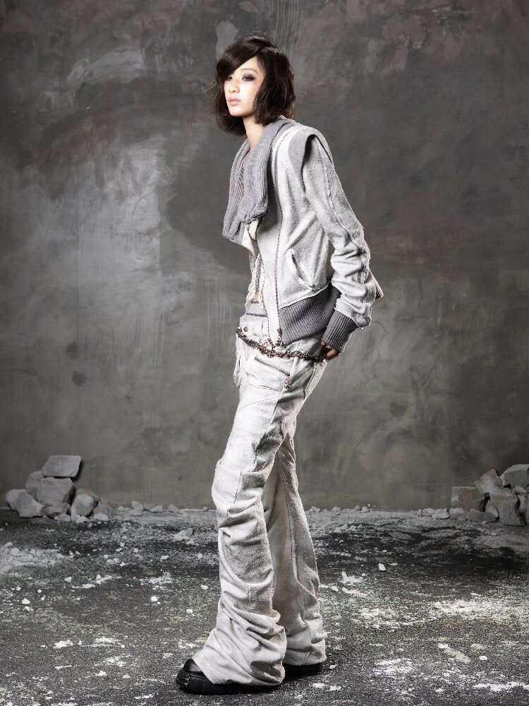 Stacked Collar Sweatshirt Jacket【s0000015952】