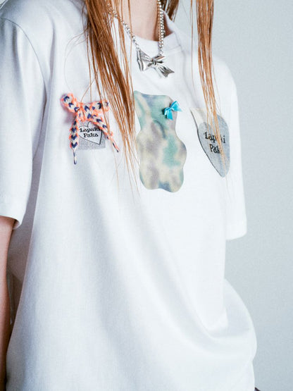 Camouflage Gummy Bear Digital Print T-Shirt【s0000009284】