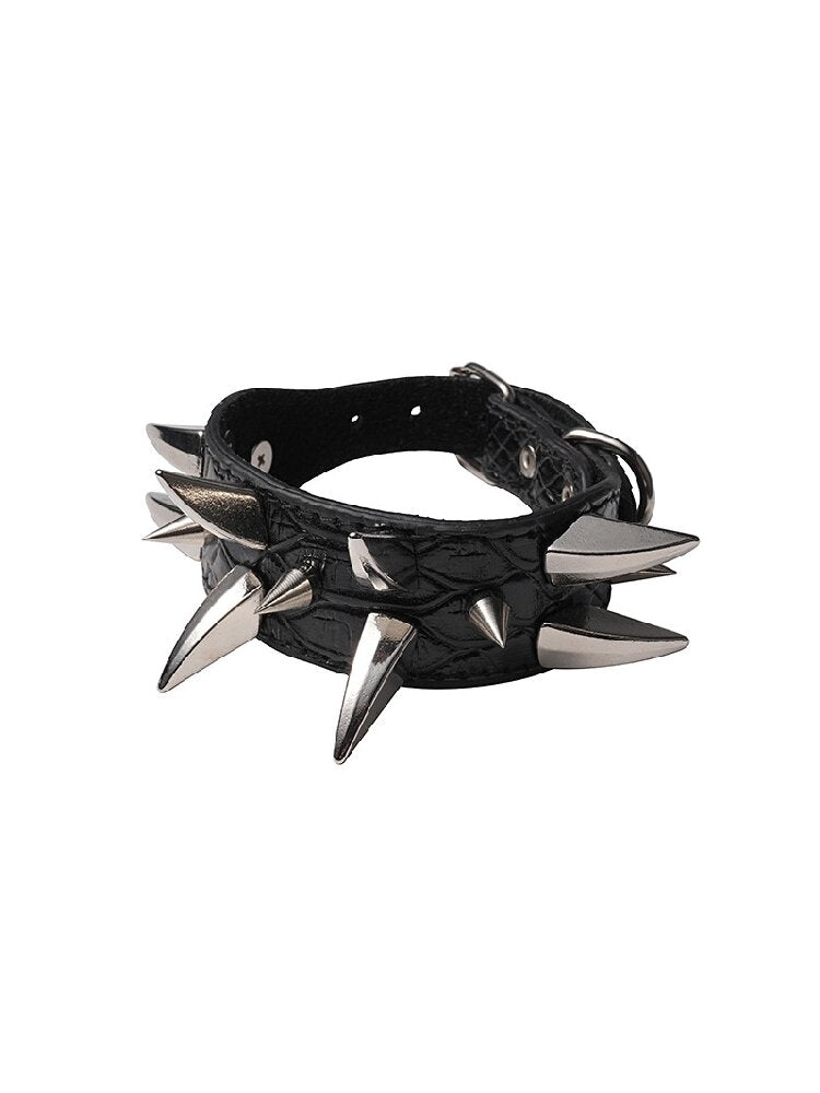 Serpentine Rivet Punk Gothic Bracelet【s0000018973】
