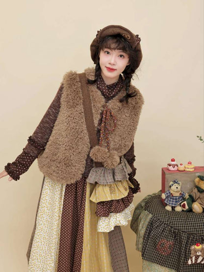 Vintage Girly Blend Wool Lace Octagon【s0000014846】