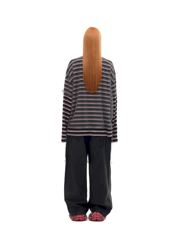 Authentic Two-Piece Striped T-Shirt【s0000014009】