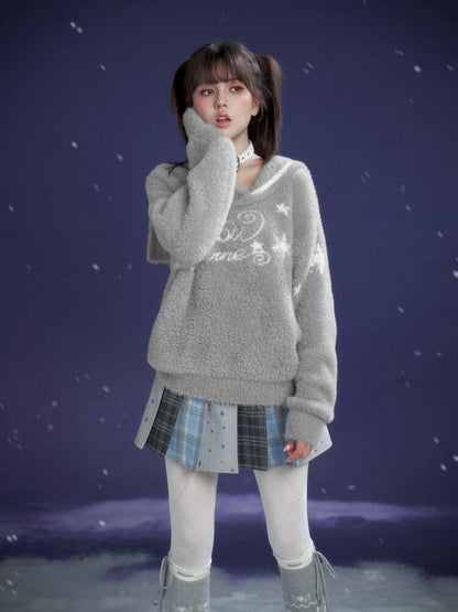 Star Gummy Splicing Pleated Skirt【s0000015438】