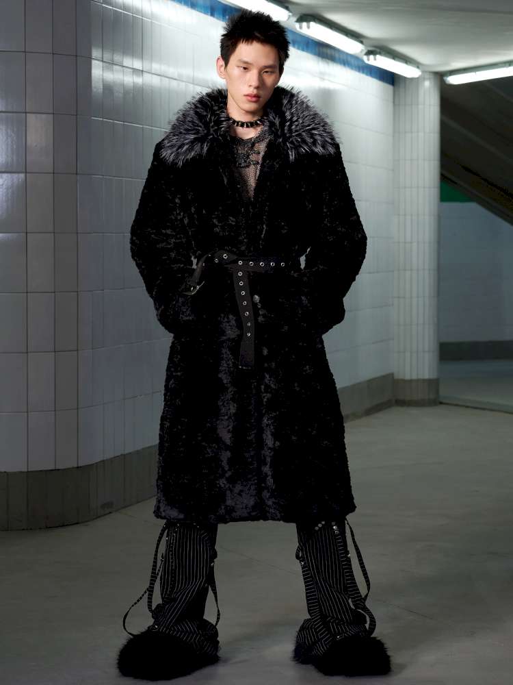 Eco Friendly Fur Panelled Coat【s0000014645】