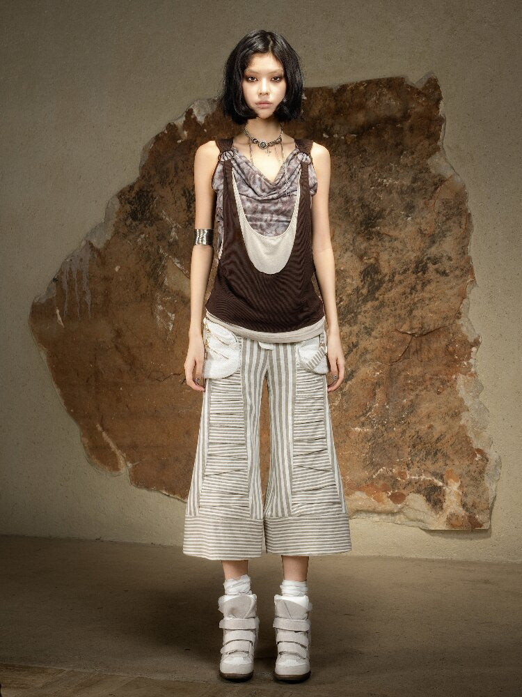 Original Irregular Sleeveless Vest Top【s0000016882】