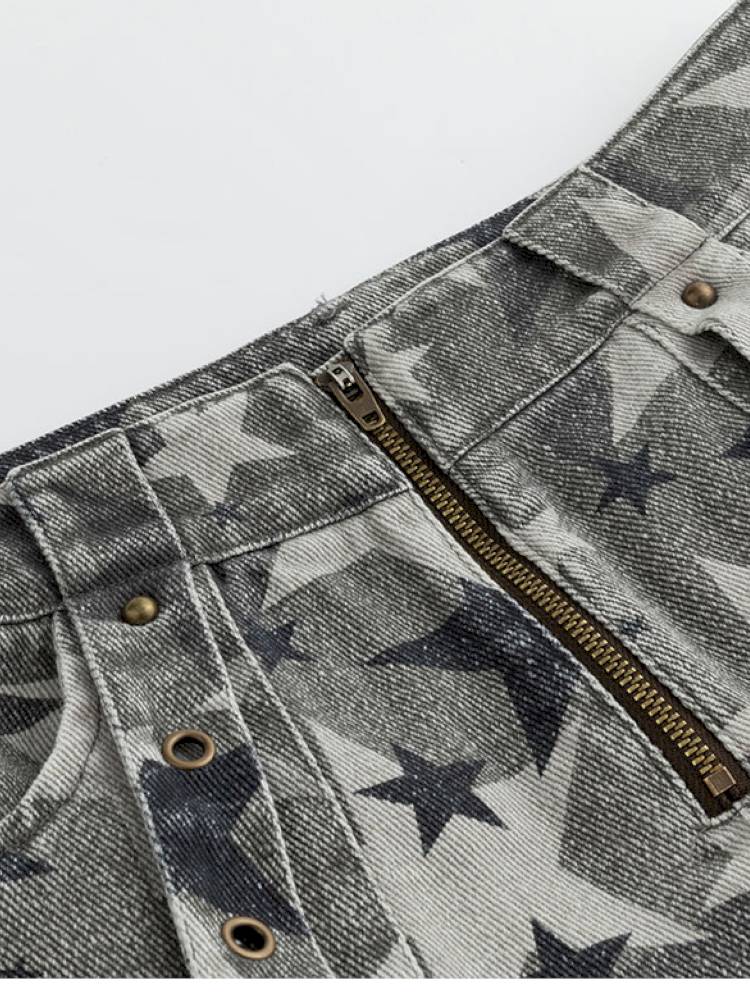 Distressed Pocket Cropped Pants【s0000014428】