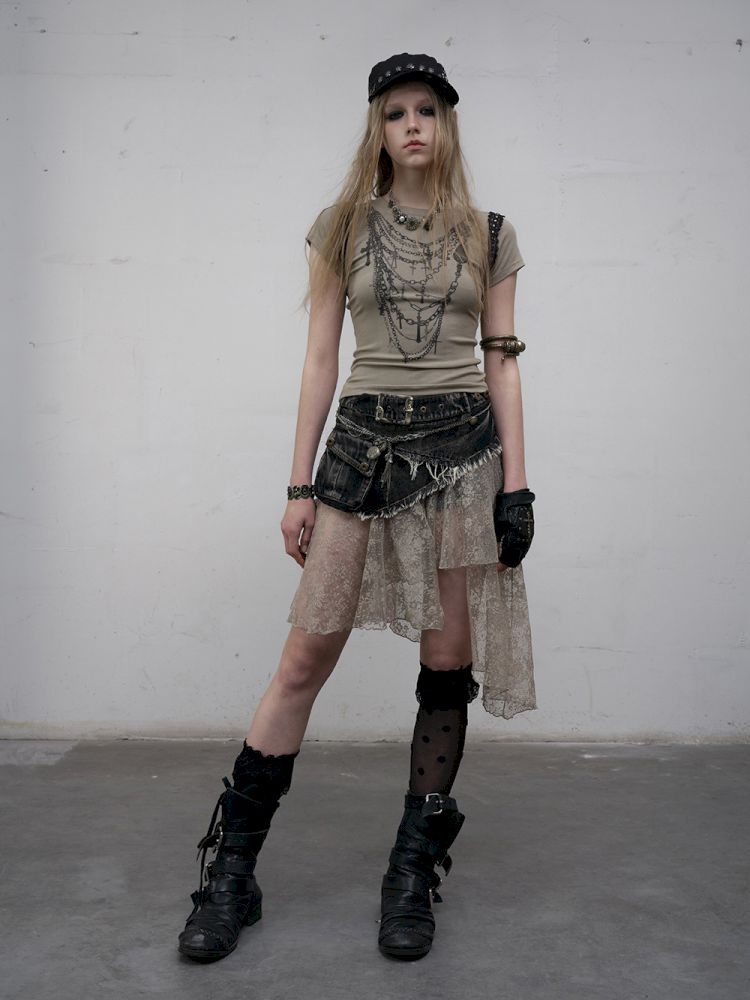 Two Wear Short Sleeve T-Shirt【s0000012619】