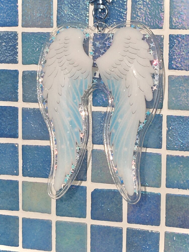 Angel Wing Sequin Inflatable Charm【s0000017482】